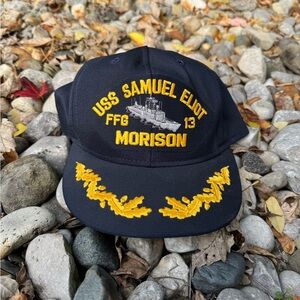 USS Samuel Eliot FFG-13 Morison Snapback / 80s / 90s / Made In USA